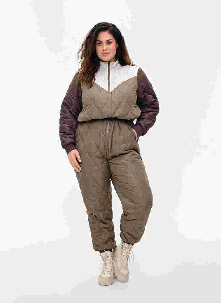 Thermo-Jumpsuit mit Colourblock, Falcon Comb, Model image number 0