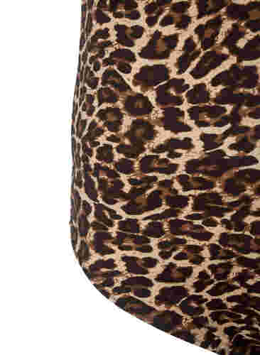 Badeanzug mit gekreuztem Rücken und herausnehmbaren Einsätzen, Leopard Print, Packshot image number 3