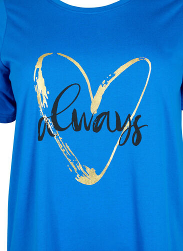 FLASH - T-Shirt mit Motiv, Princess Blue, Packshot image number 2