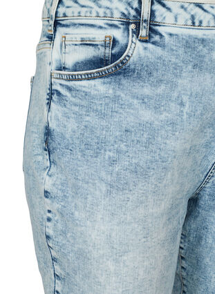 Mom Fit Jeans aus Baumwolle, Light blue denim, Packshot image number 2
