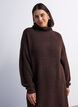 Strickkleid mit Rollkragen, Braun, Model image number 3