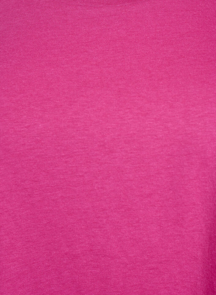 Kurz&auml;rmliges T-Shirt aus einer Baumwollmischung, Rot, Packshot image number 2
