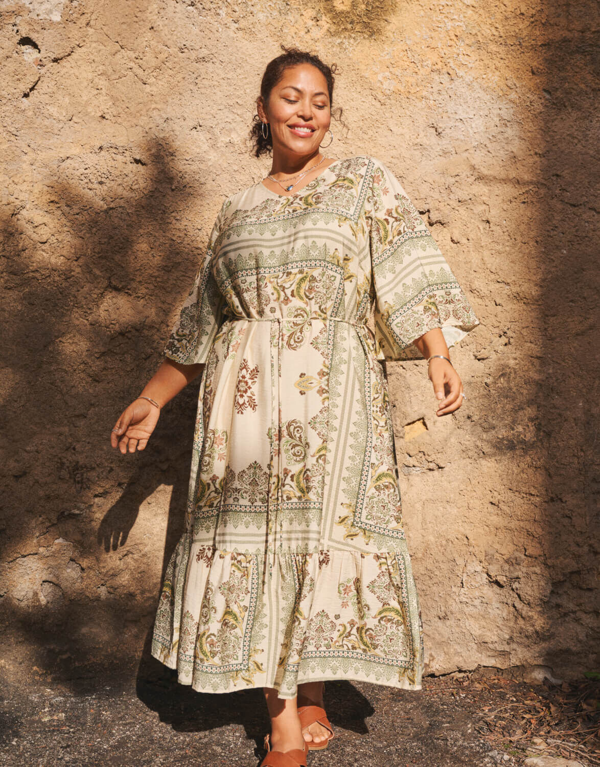 Orange Sommerkleidung