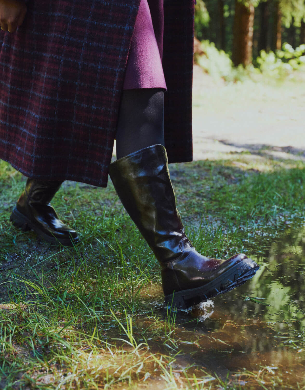 Schwarze Stiefel