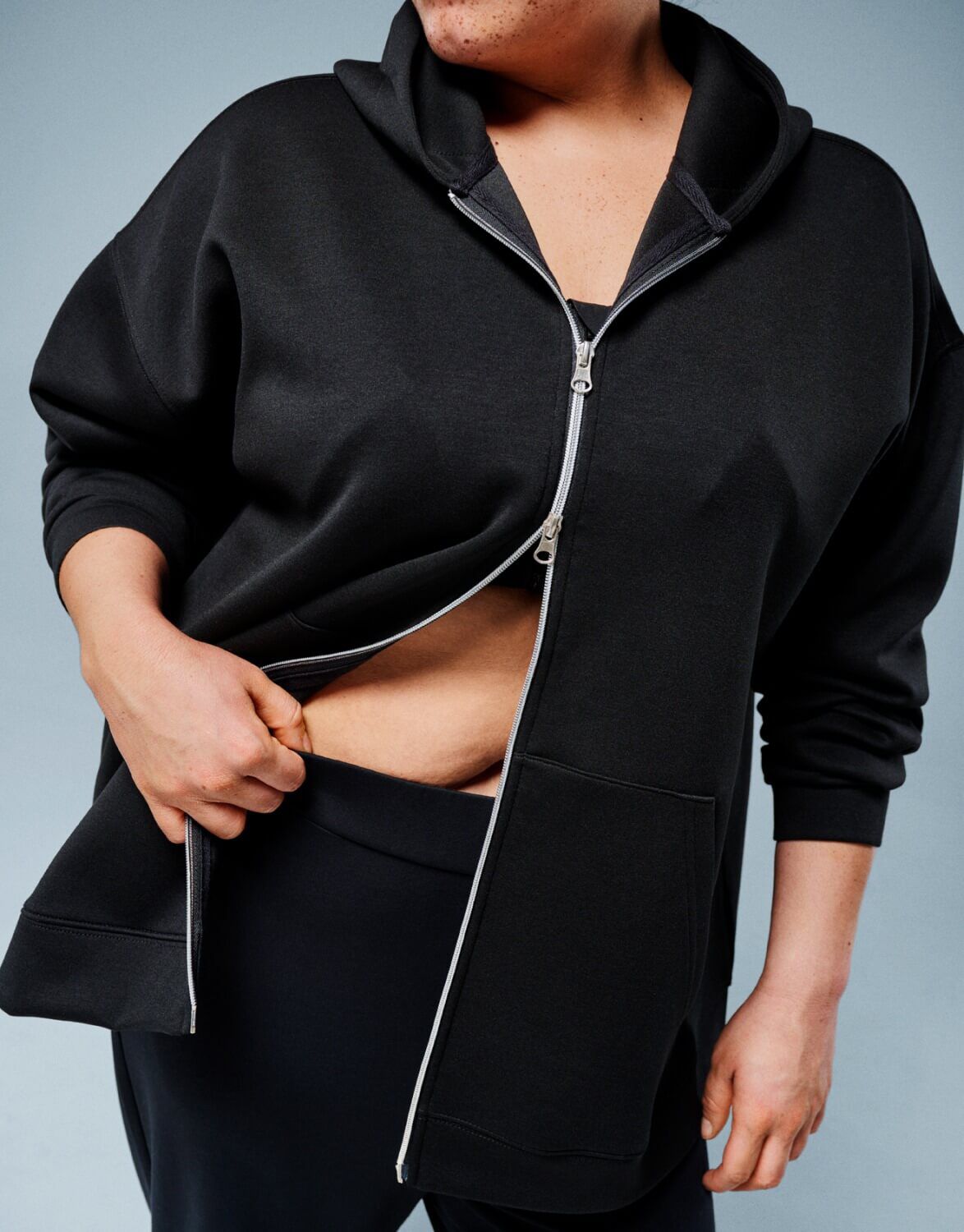 Schwarze Sport-Sweatshirts