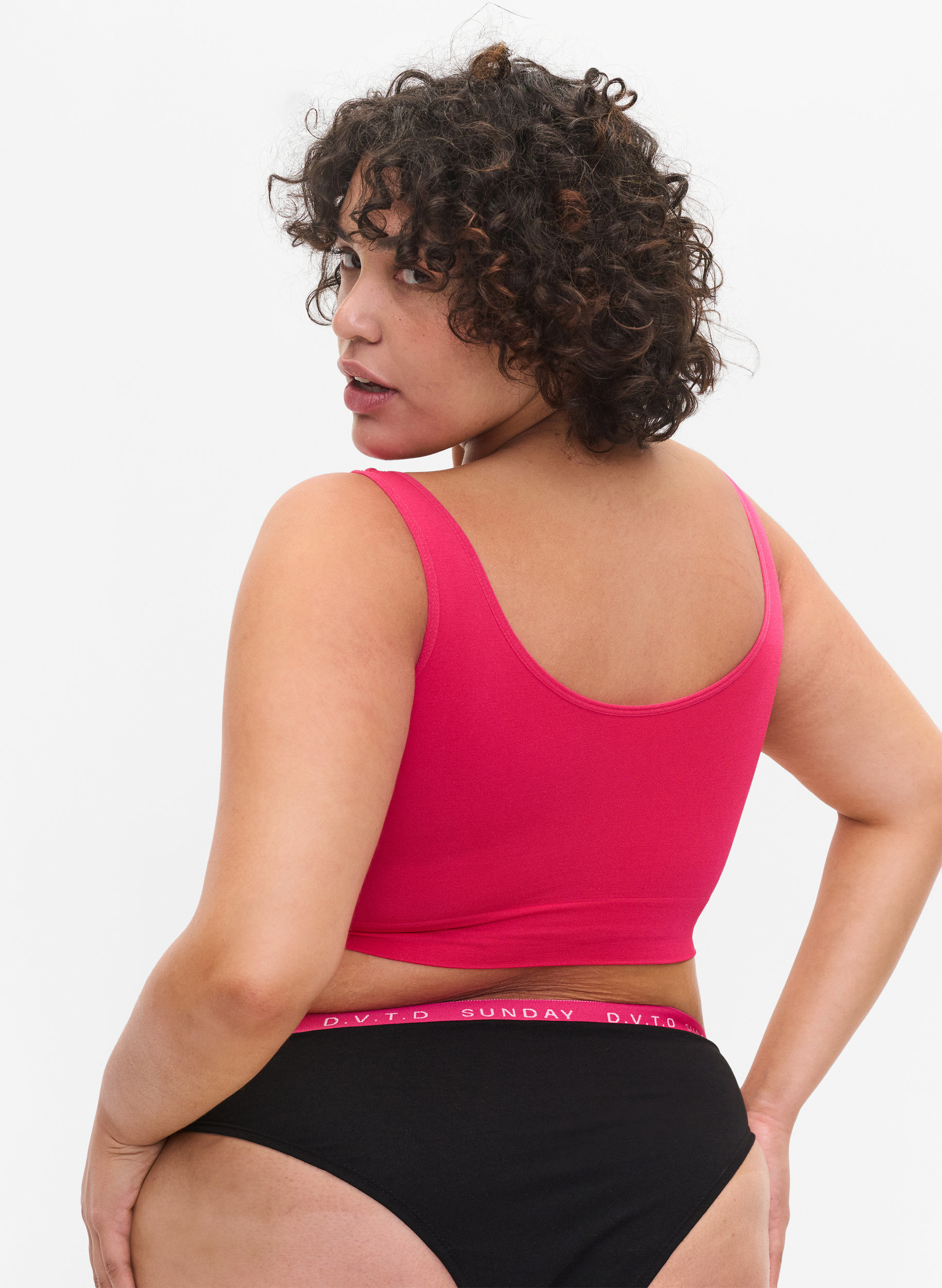 Seamless BH mit Stretch, Bright Rose, Model image number 1