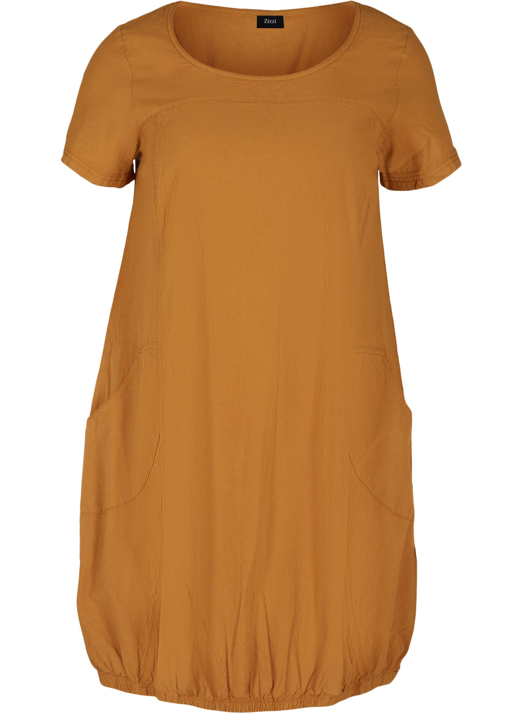 Kurzarm Kleid aus Baumwolle, Bucktorn, Packshot image number 0