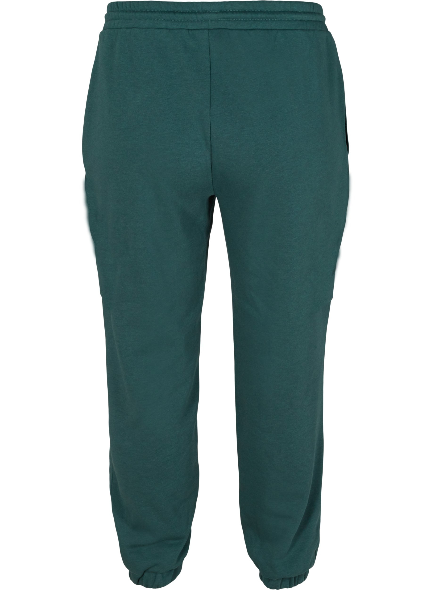 Einfarbige Sweatpants mit Taschen, Deep Teal, Packshot image number 1