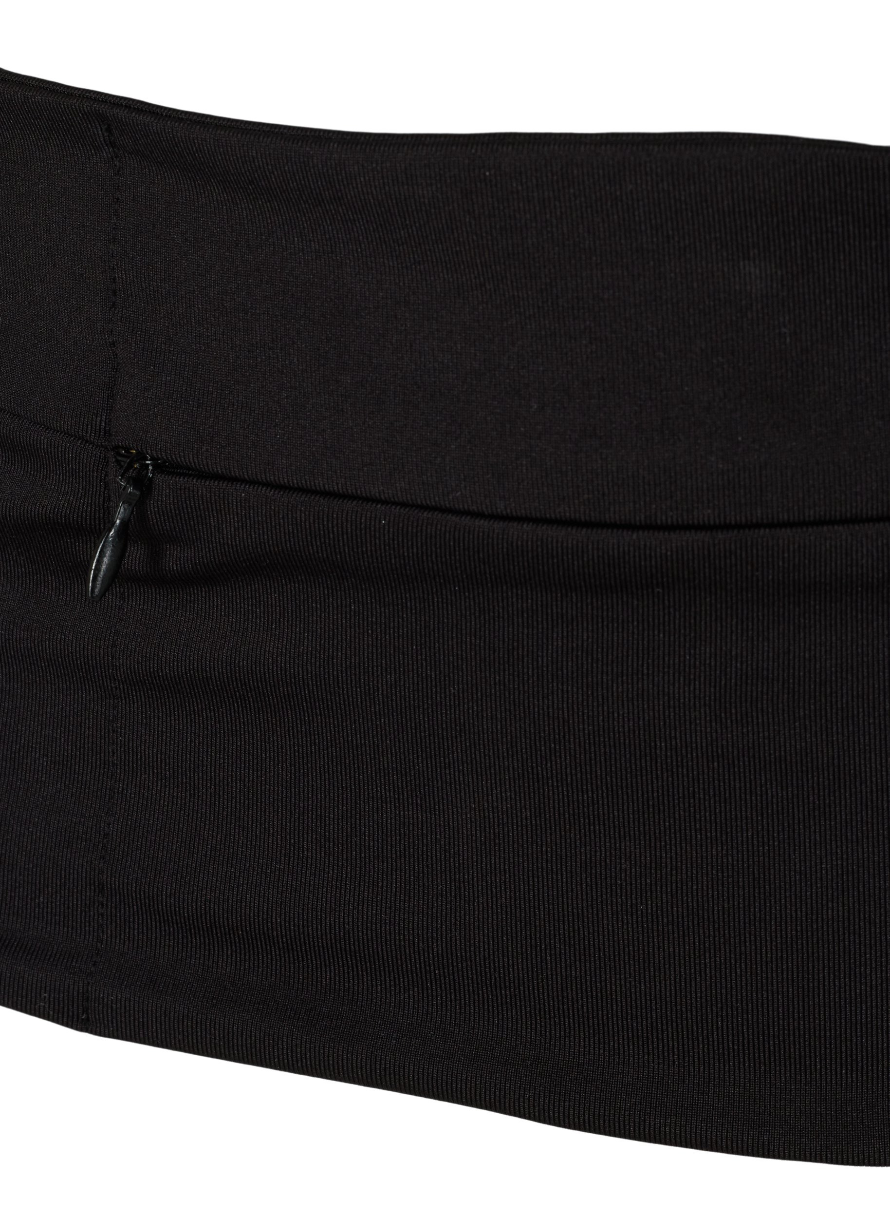 Laufgürtel mit Taschen und Reißverschluss, Black, Packshot image number 2