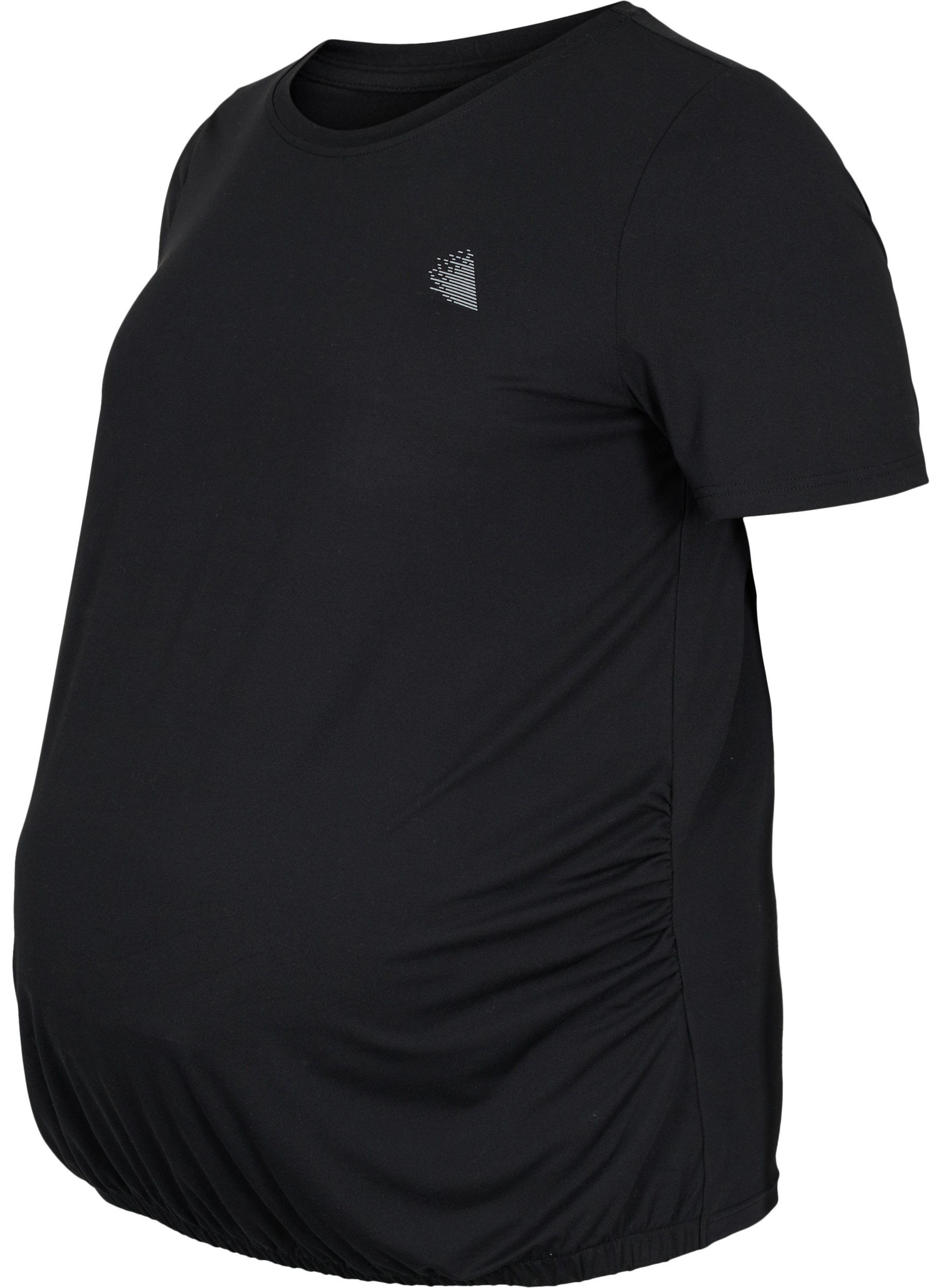 Schwagnerschafts-Trainings-T-Shirt, Black