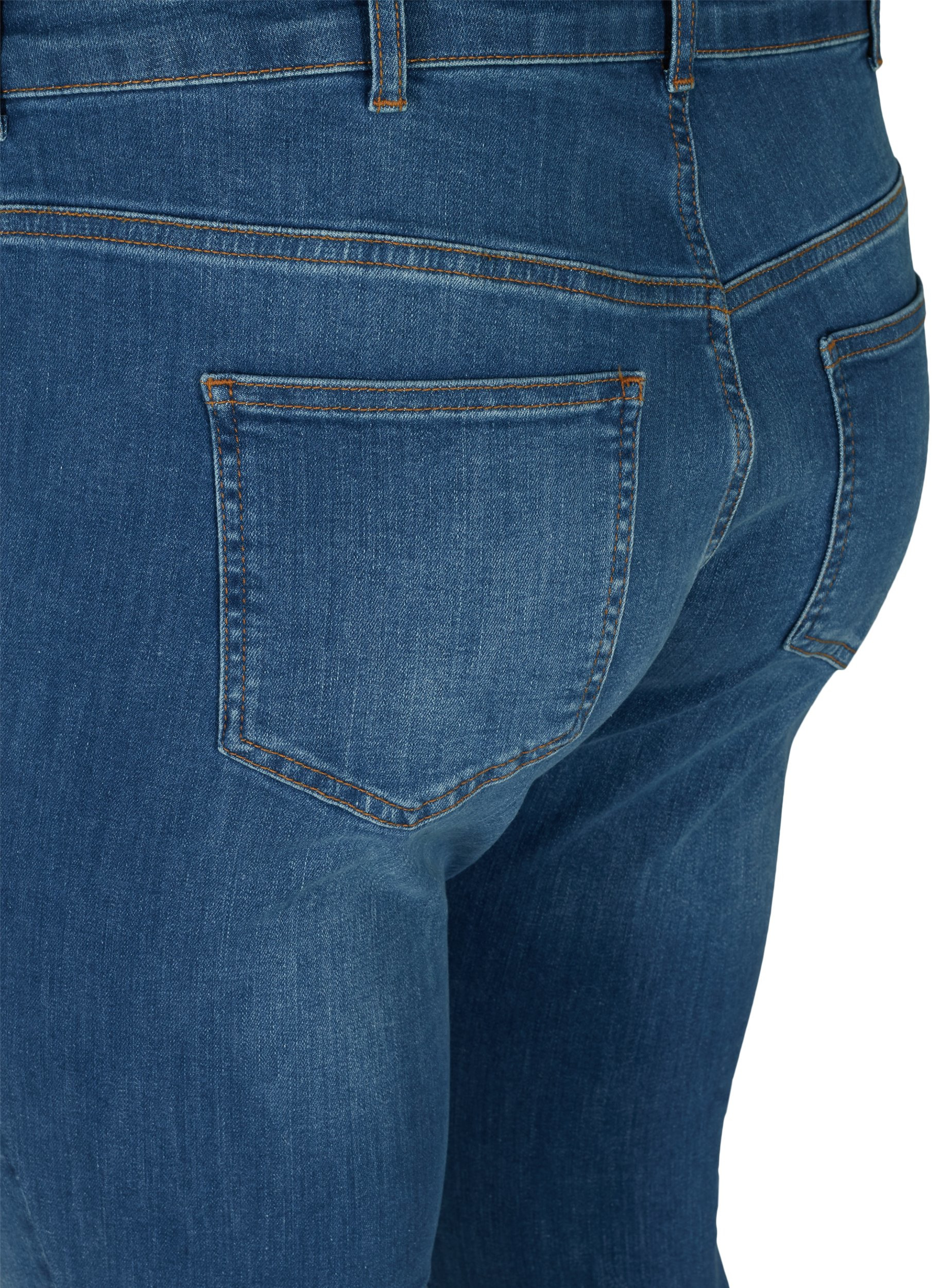 Extra Slim Sanna Jeans, Blue denim, Packshot image number 3