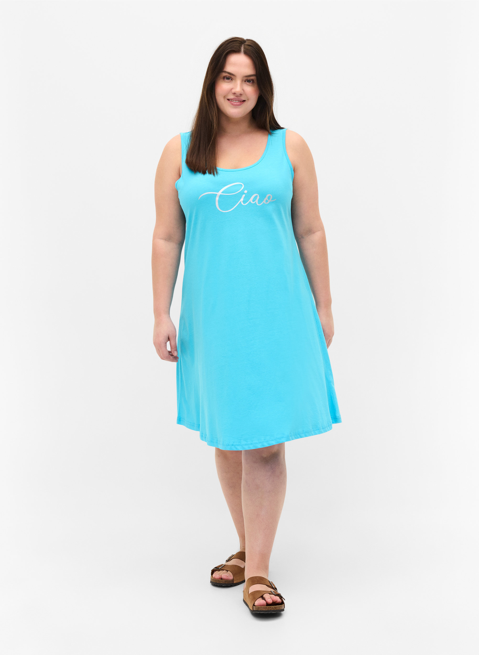 Kleid mit A-Linie, River Blue CIAO, Model image number 2