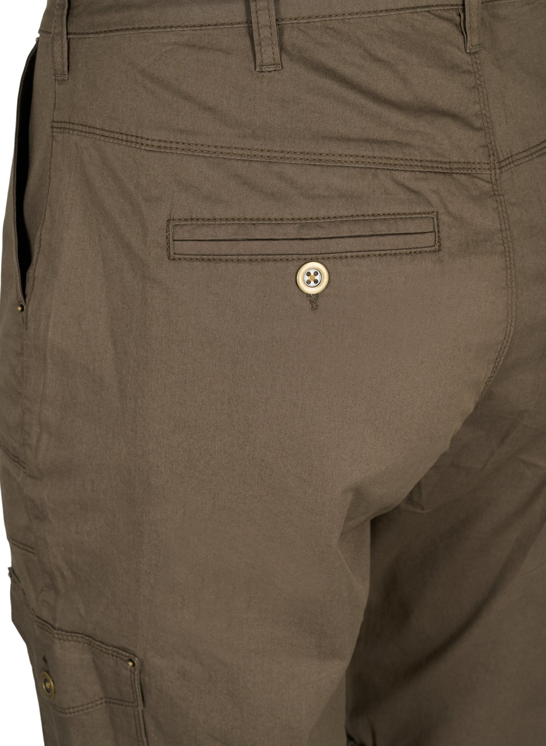 Shorts aus Baumwolle mit Taschen, Tarmac, Packshot image number 3