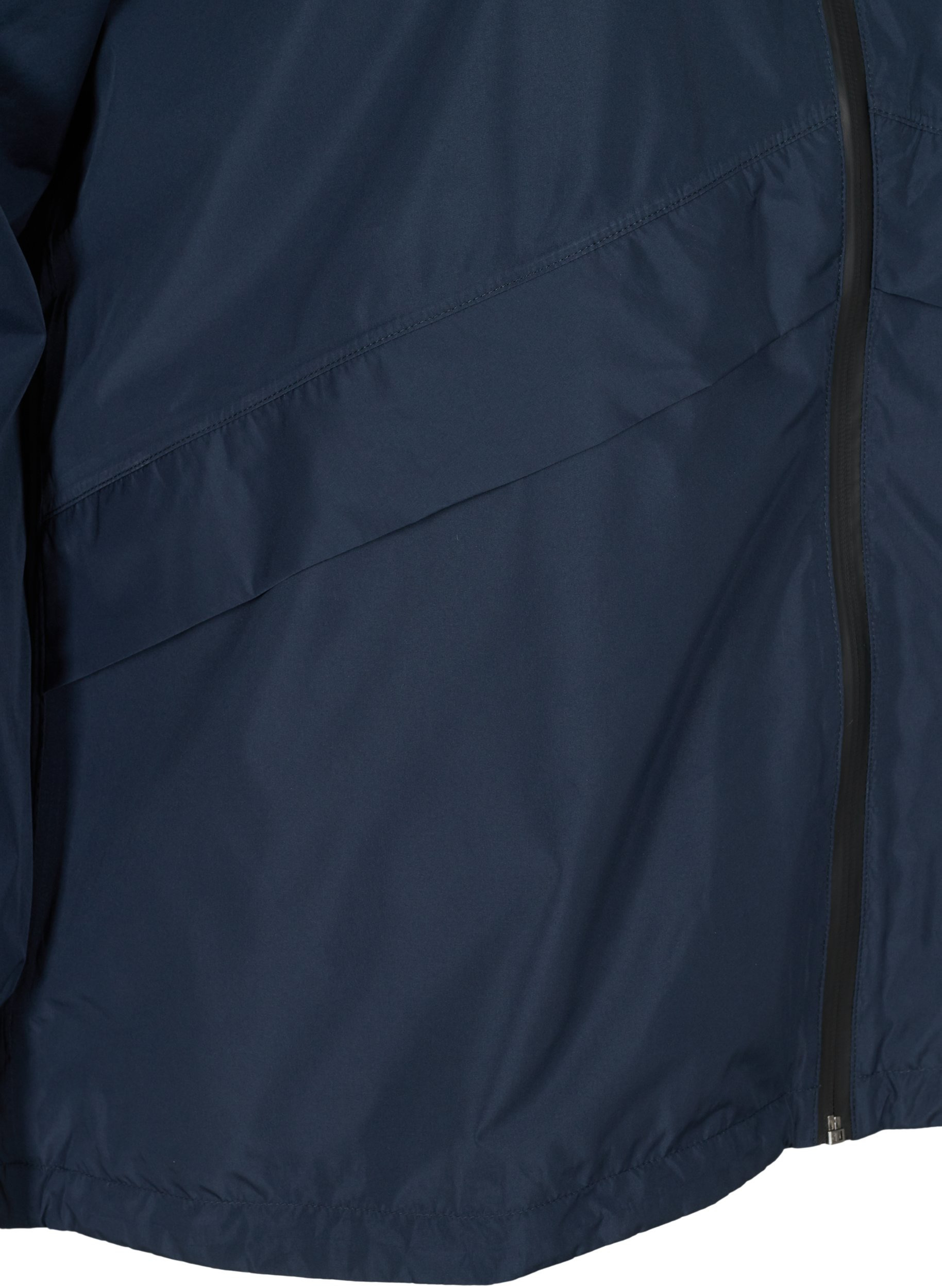 Regenjacke mit verstellbarem Saum und Kapuze, Navy Blazer, Packshot image number 3