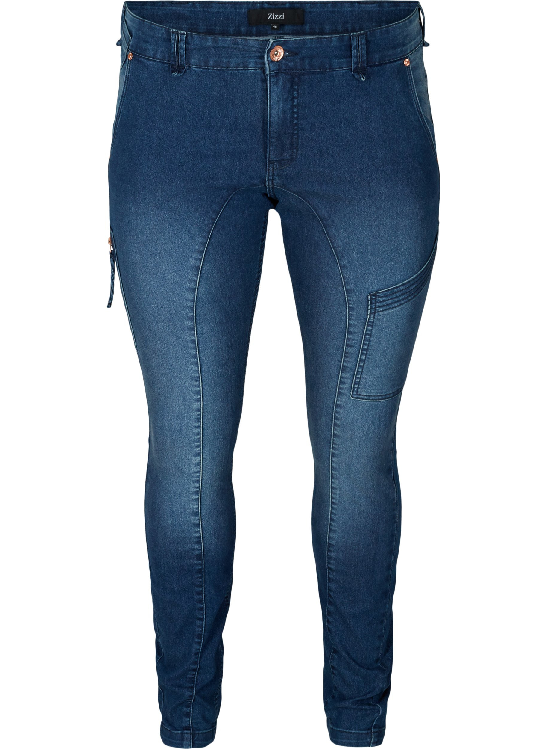 Sanna Jeans, Dark blue denim, Packshot image number 0