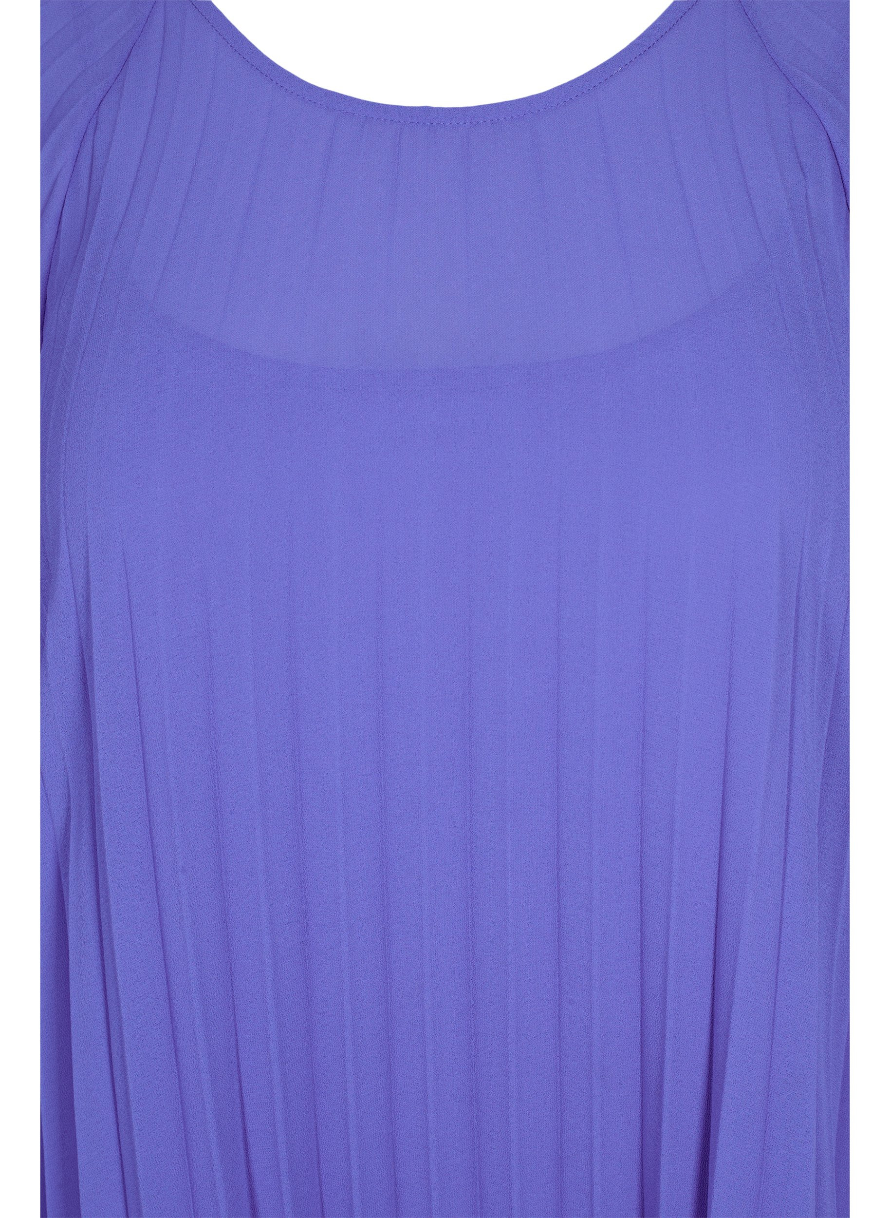 Kleid mit 2/4 Ärmeln und A-Linie, Dazzling Blue, Packshot image number 2