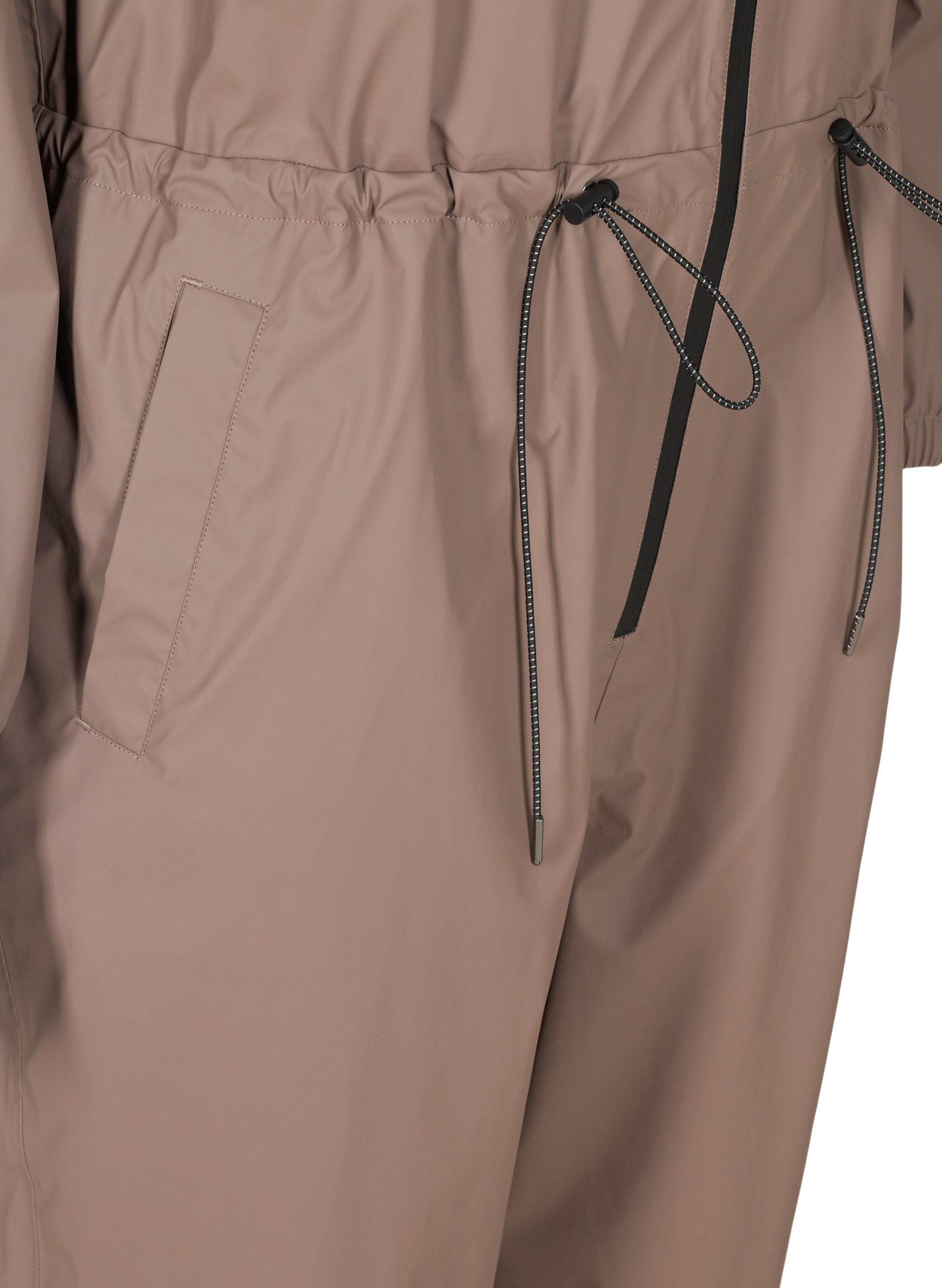 Regen-Jumpsuit mit Kapuze und Taschen, Iron, Packshot image number 3