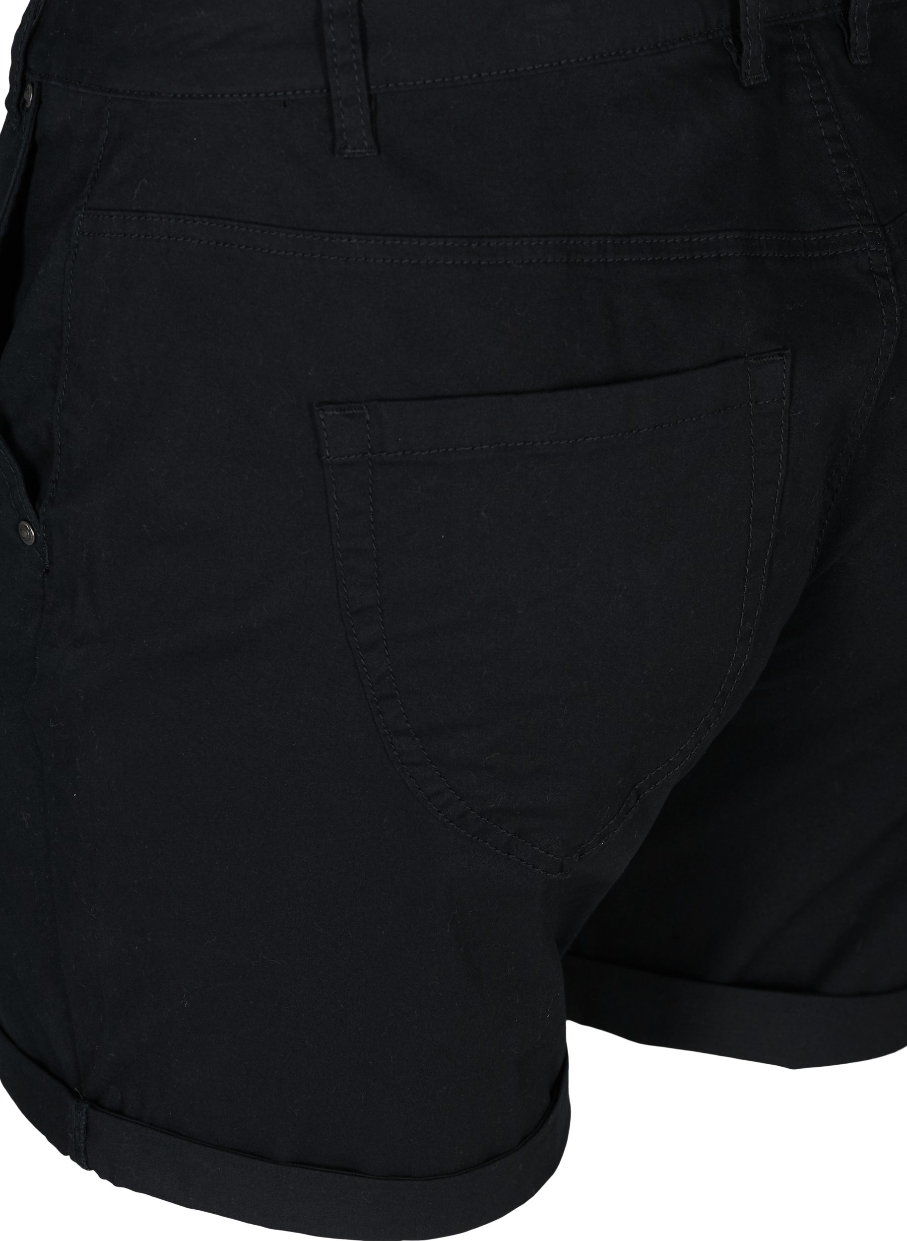 Regular Fit Shorts mit Taschen, Black, Packshot image number 3