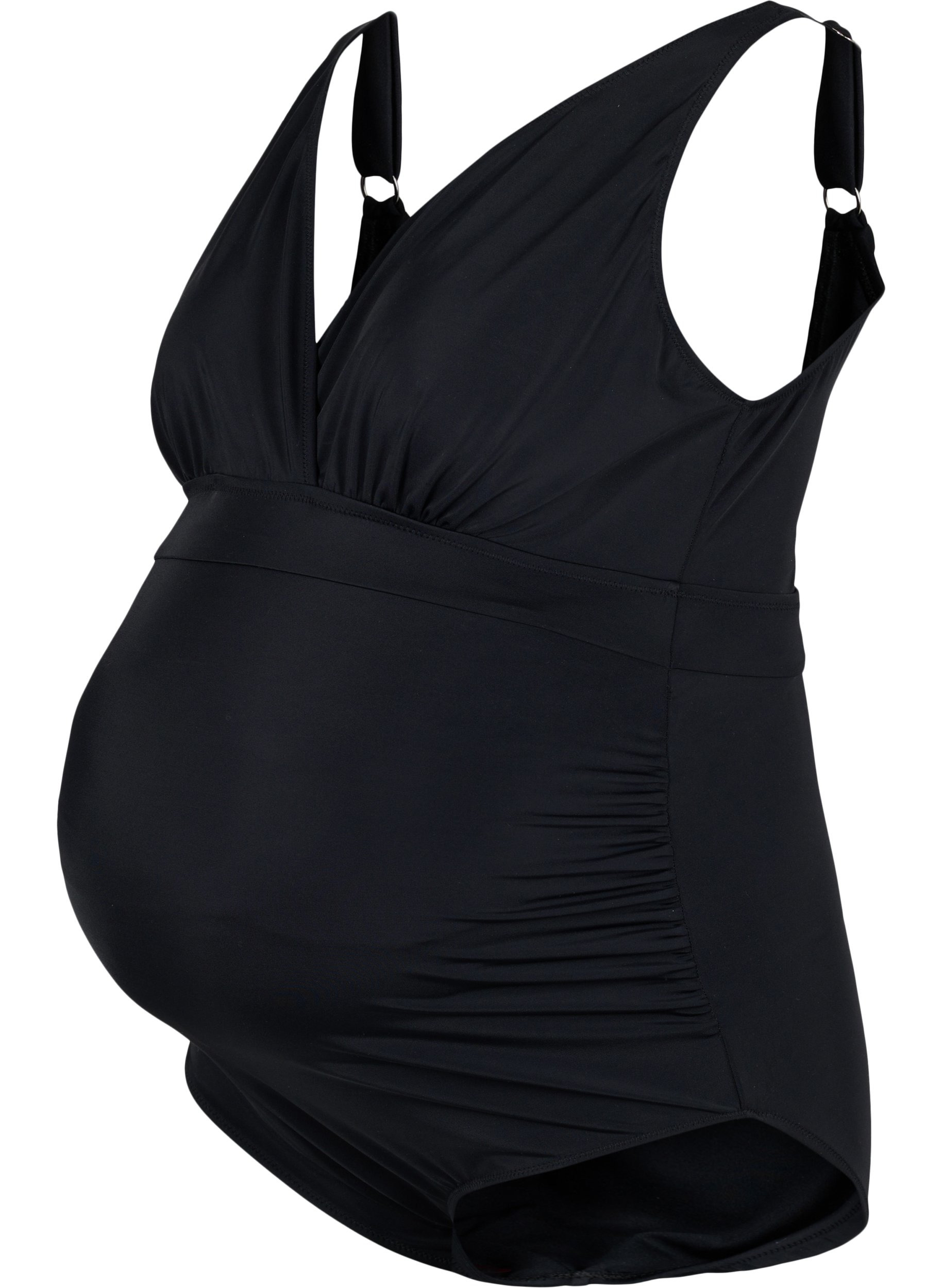 Schwangerschafts-Badeanzug, Black, Packshot image number 0