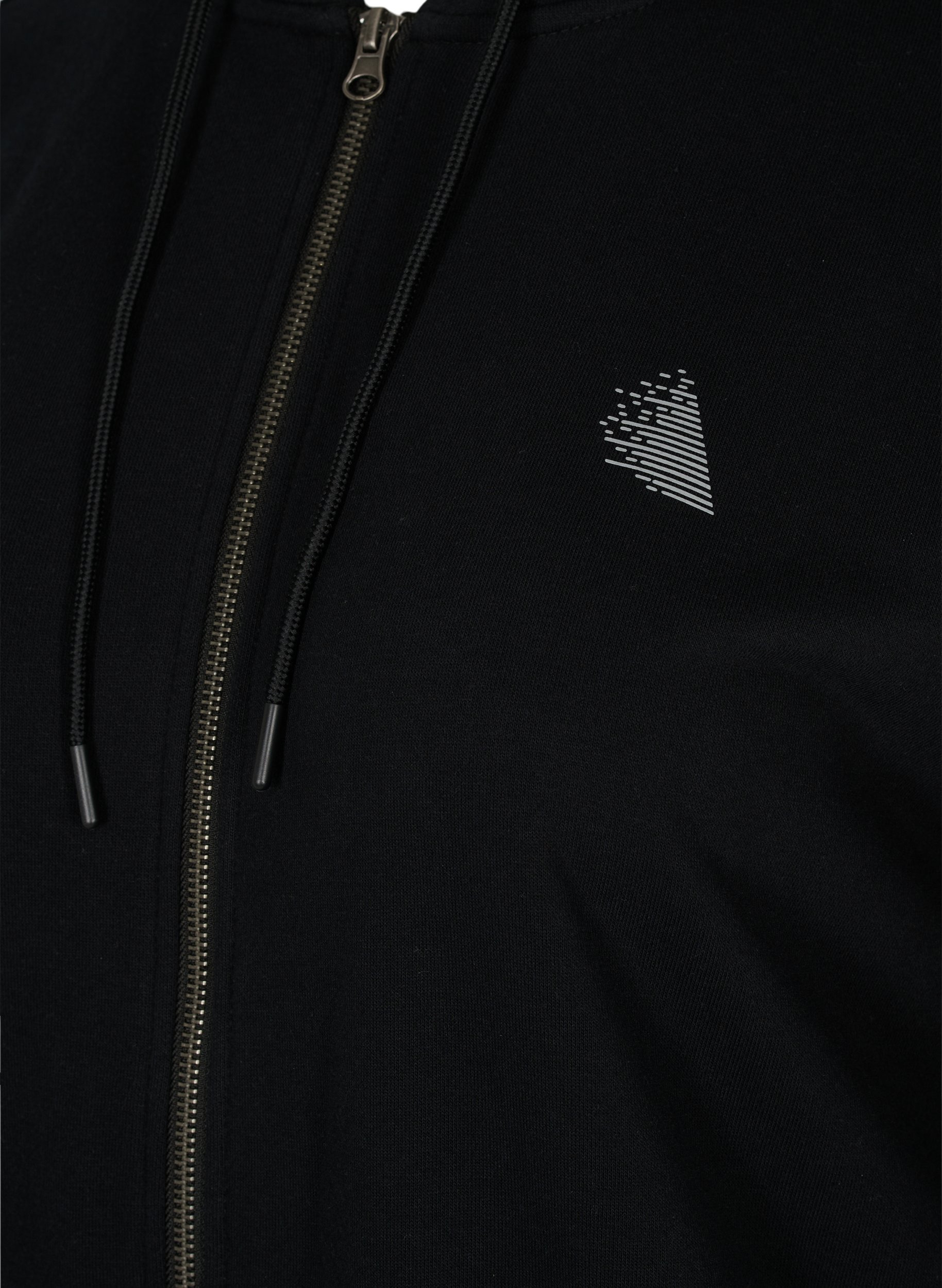 Langarm Sweatshirt mit Kapuze und Print, Black WOD, Packshot image number 2