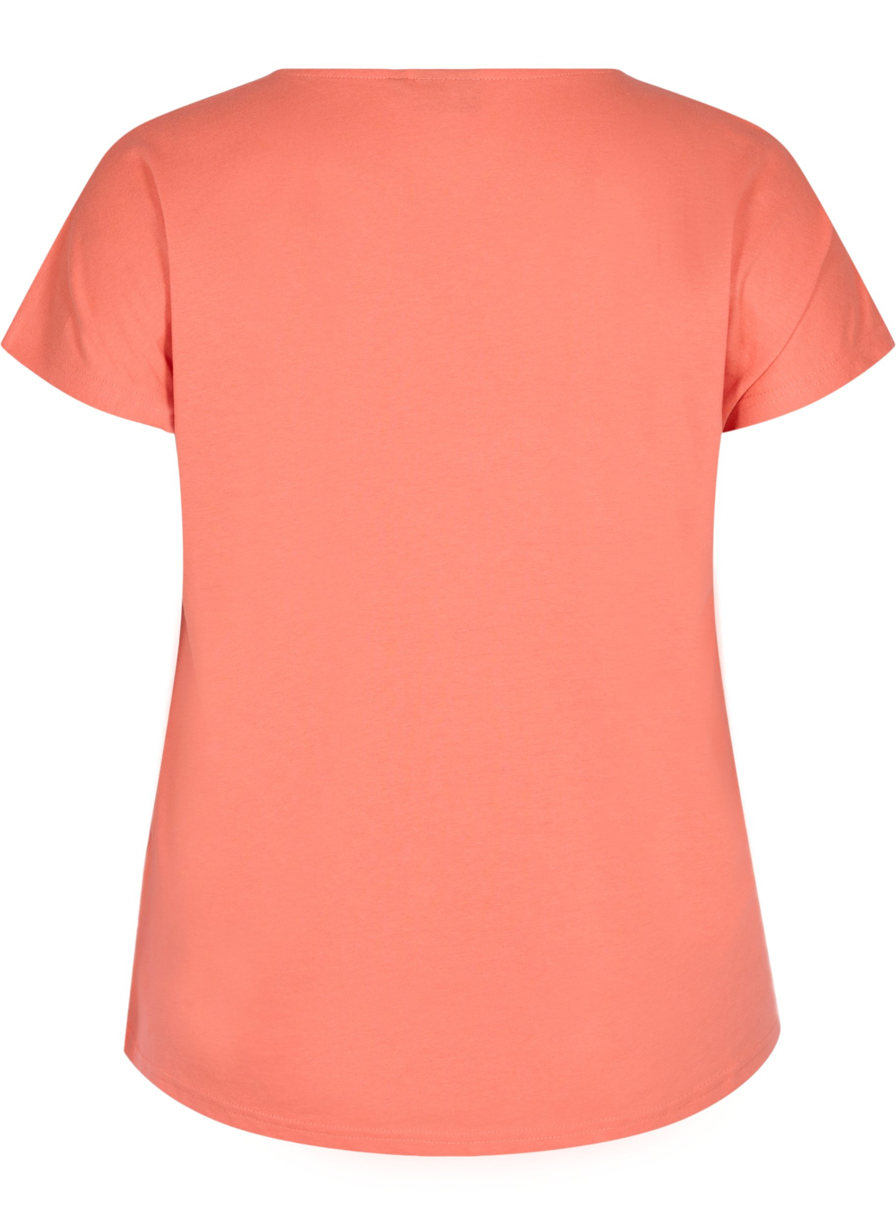 T-shirt, Living Coral, Packshot image number 1