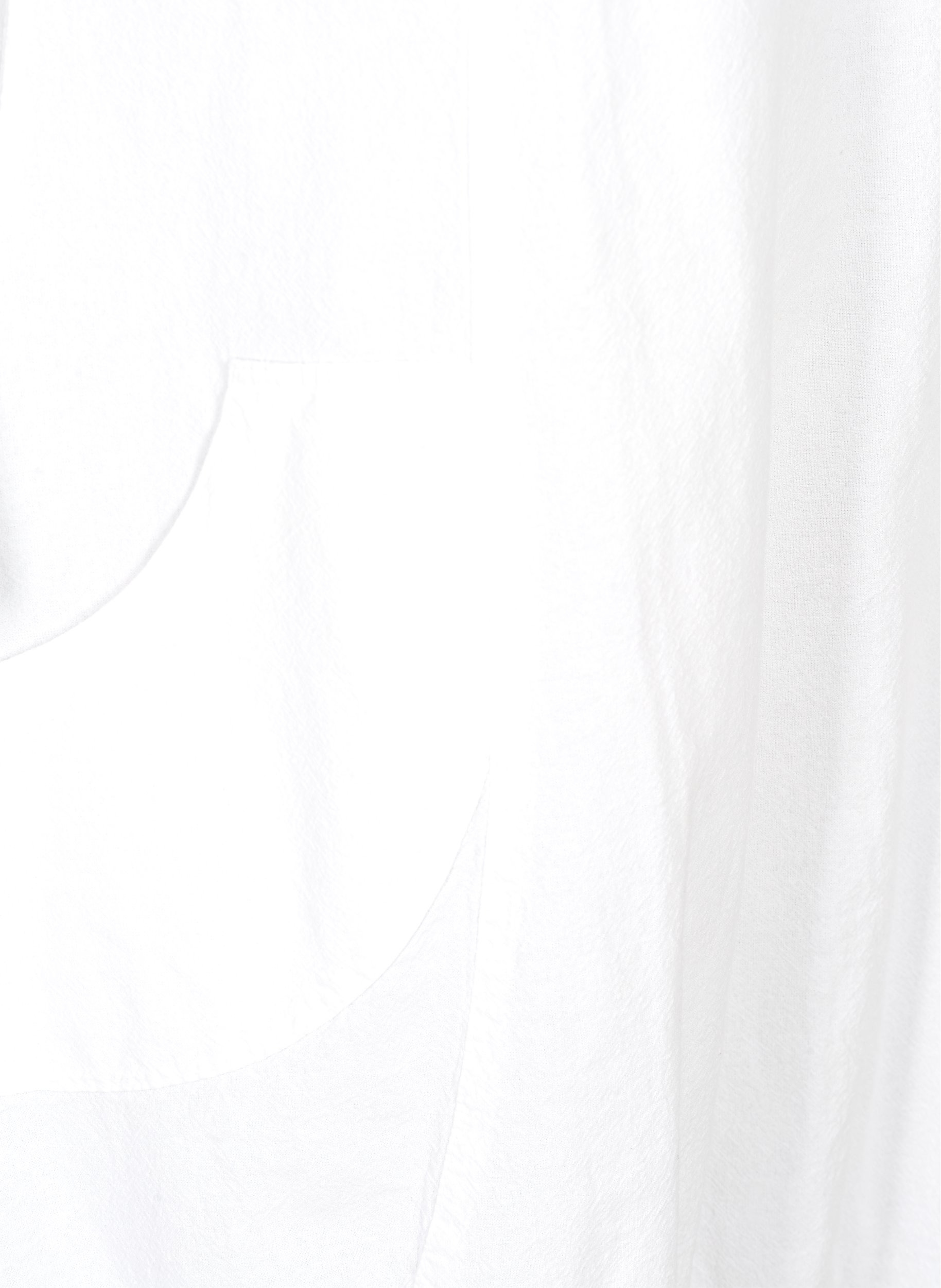Kurzarm Kleid aus Baumwolle, White, Packshot image number 3