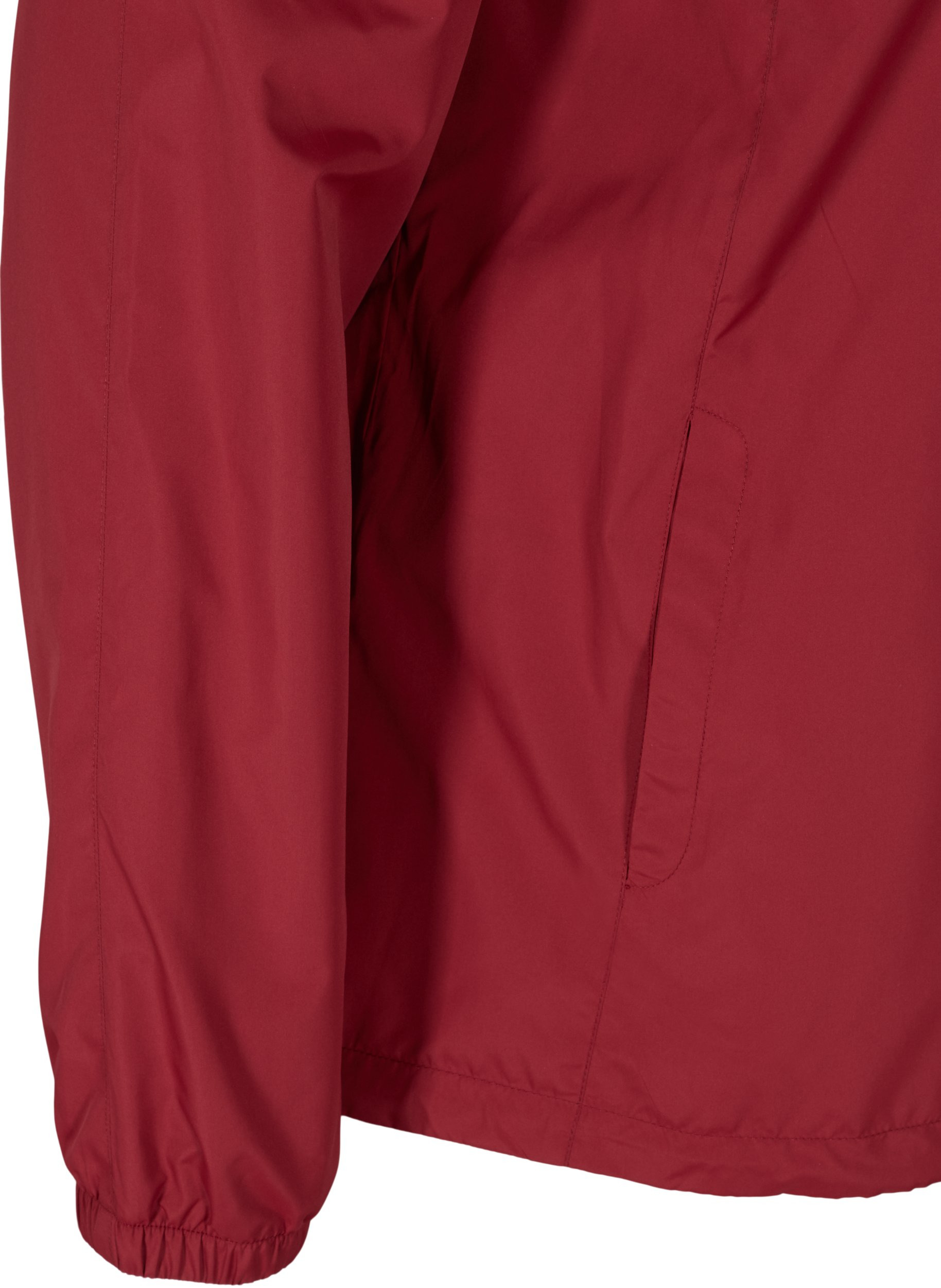 Kurze Jacke mit Reißverschluss und Kapuze, Rio Red, Packshot image number 3