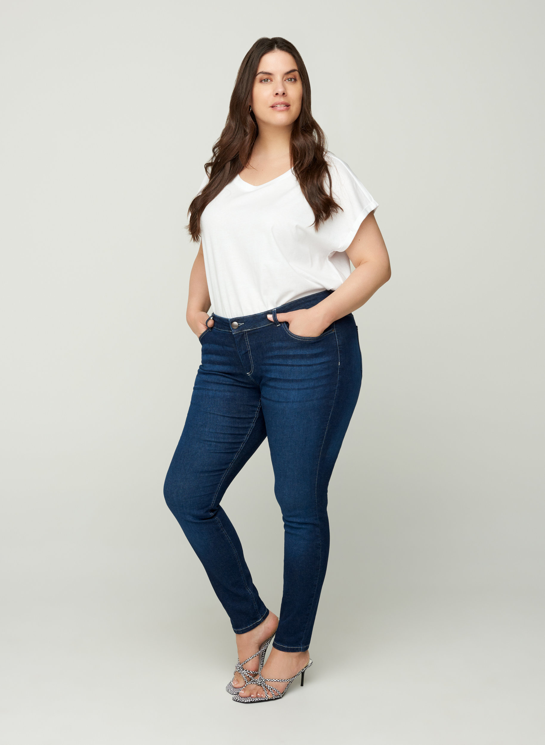 Sanna Jeans - Blau - 42-60 - Zizzi