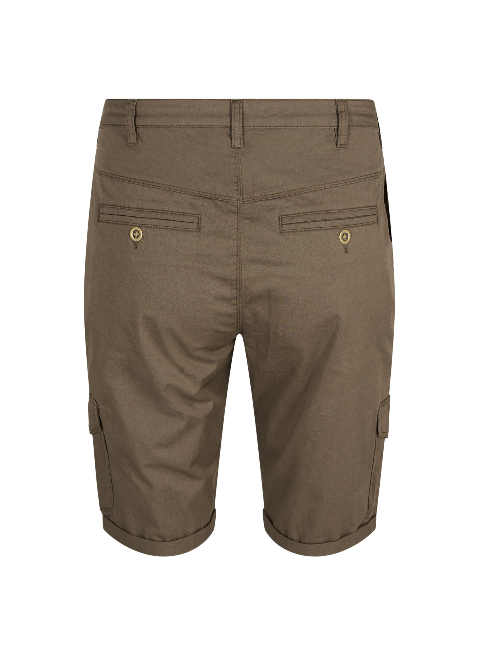 Shorts aus Baumwolle mit Taschen, Tarmac, Packshot image number 1