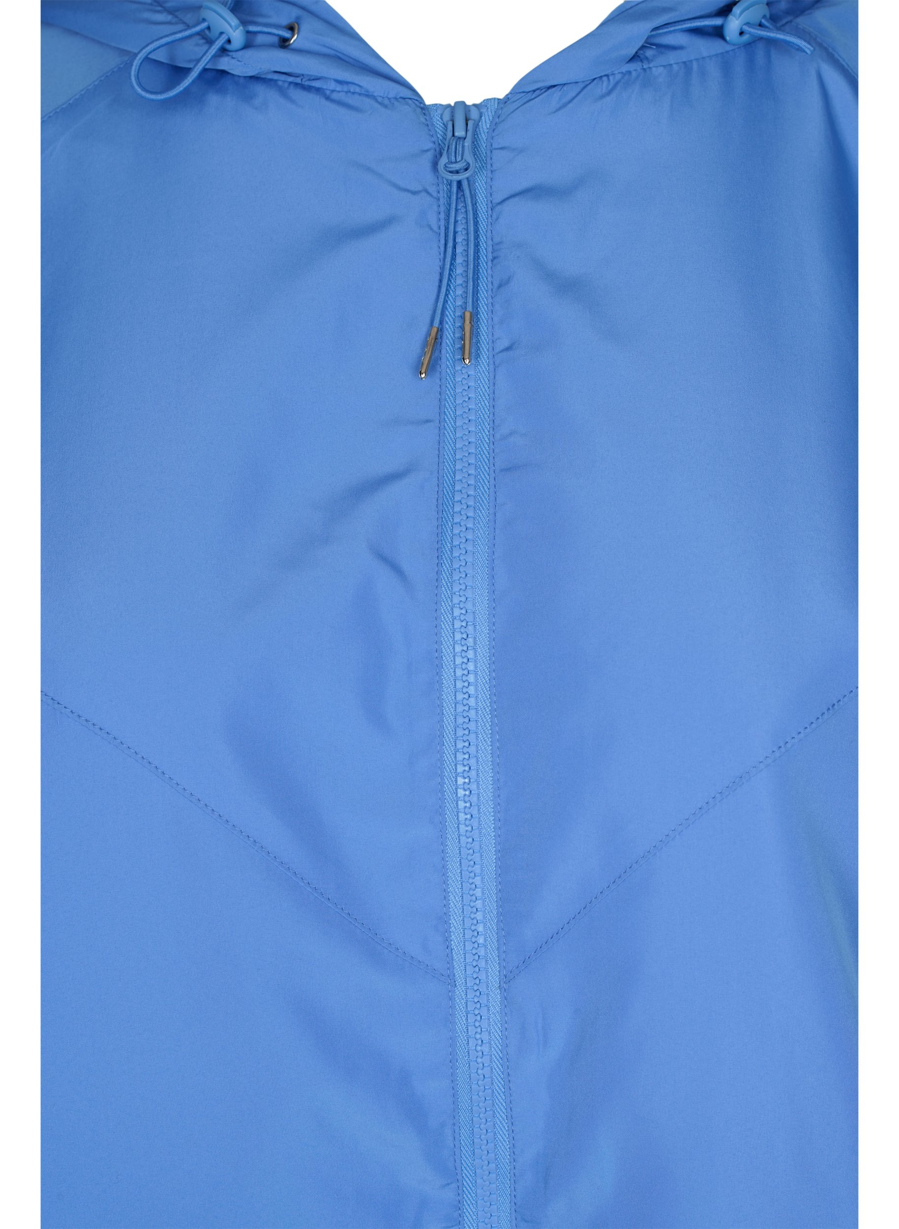 Kurze Jacke mit Kapuze und verstellbarem Saum, Ultramarine, Packshot image number 2
