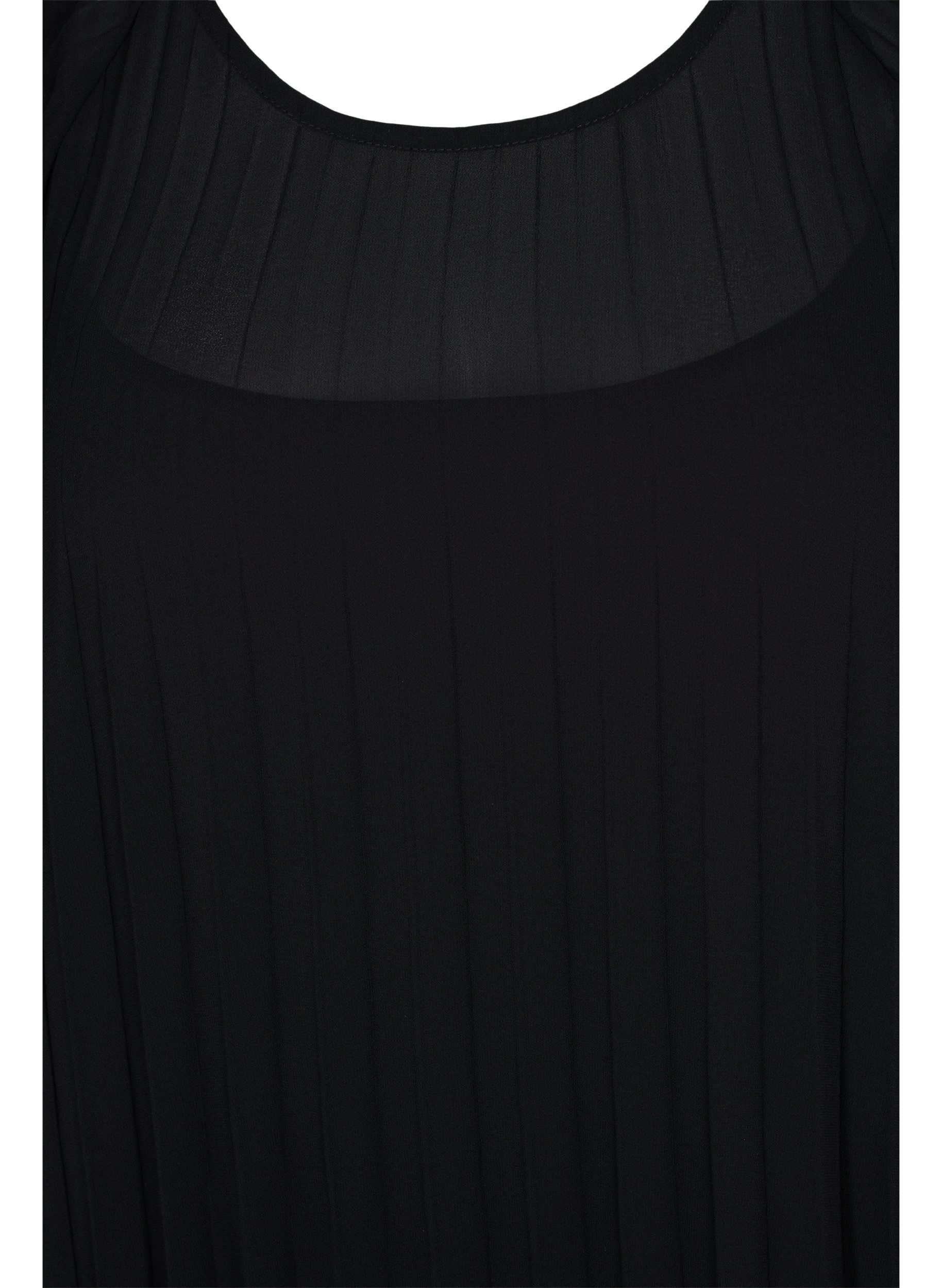 Kleid mit 2/4 Ärmeln und A-Linie, Black, Packshot image number 2