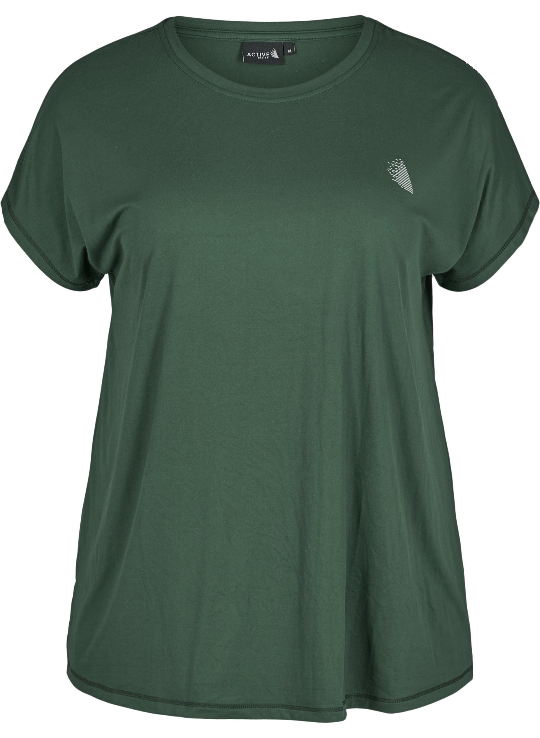 Einfarbiges Trainings-T-Shirt, Green Gables