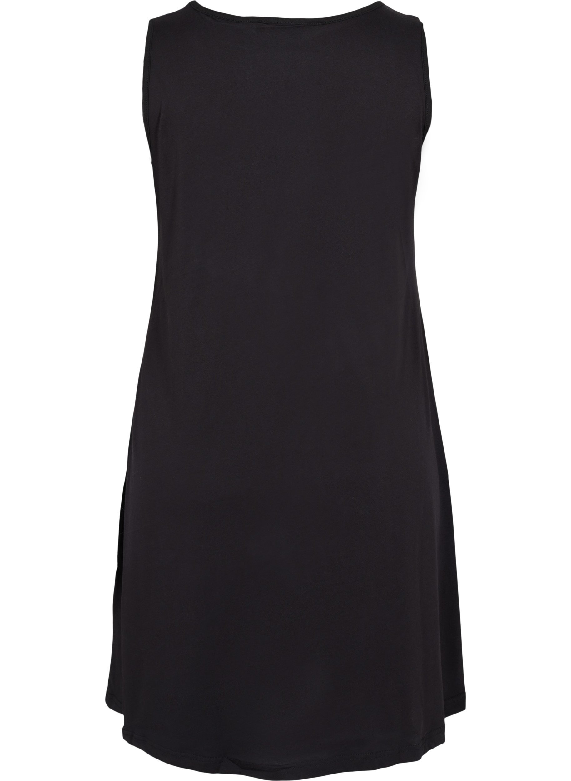 Kleid mit A-Linie, Black LOVE, Packshot image number 1