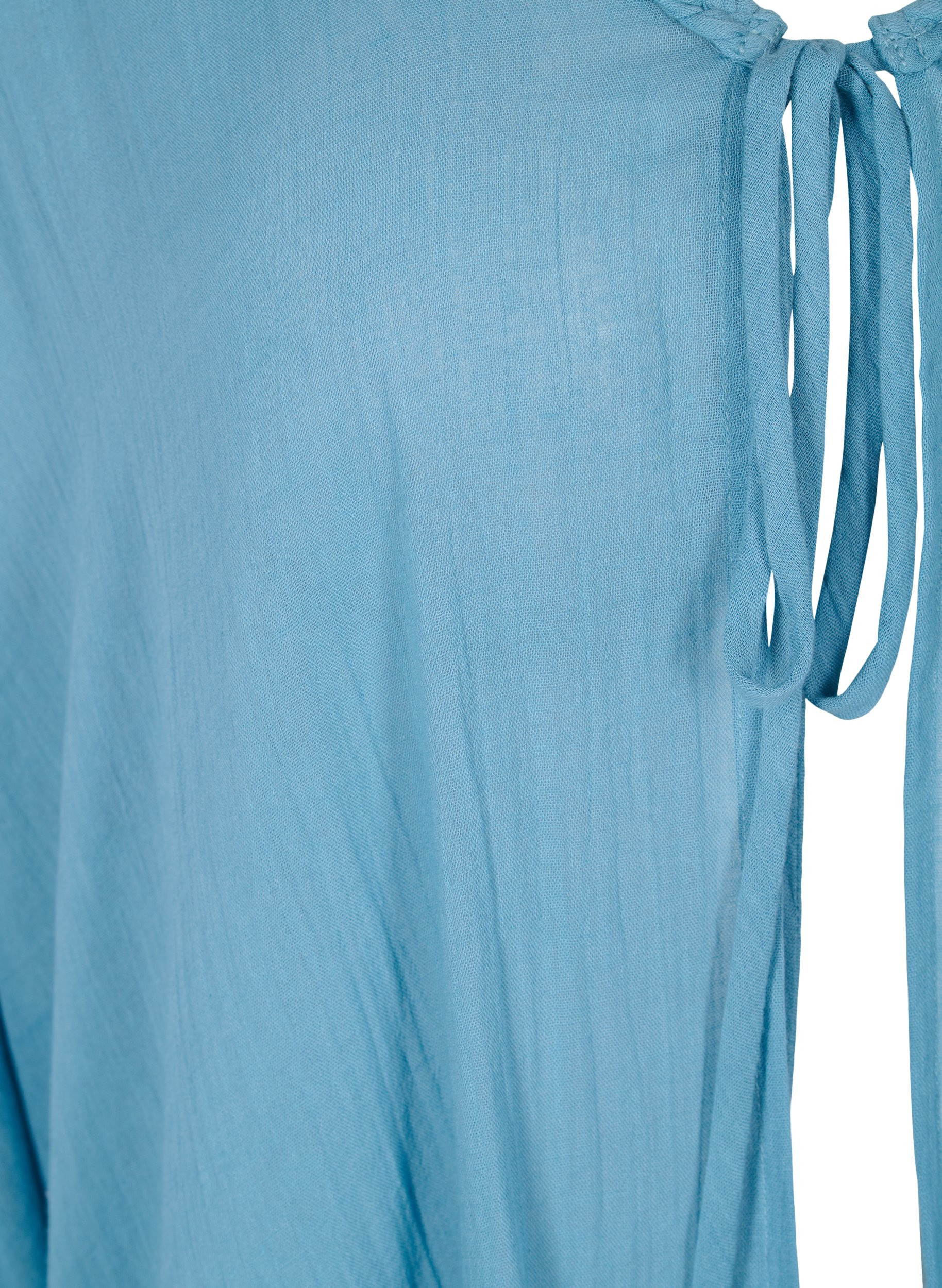 Strand-Kimono mit Fransen, Light Blue, Packshot image number 2