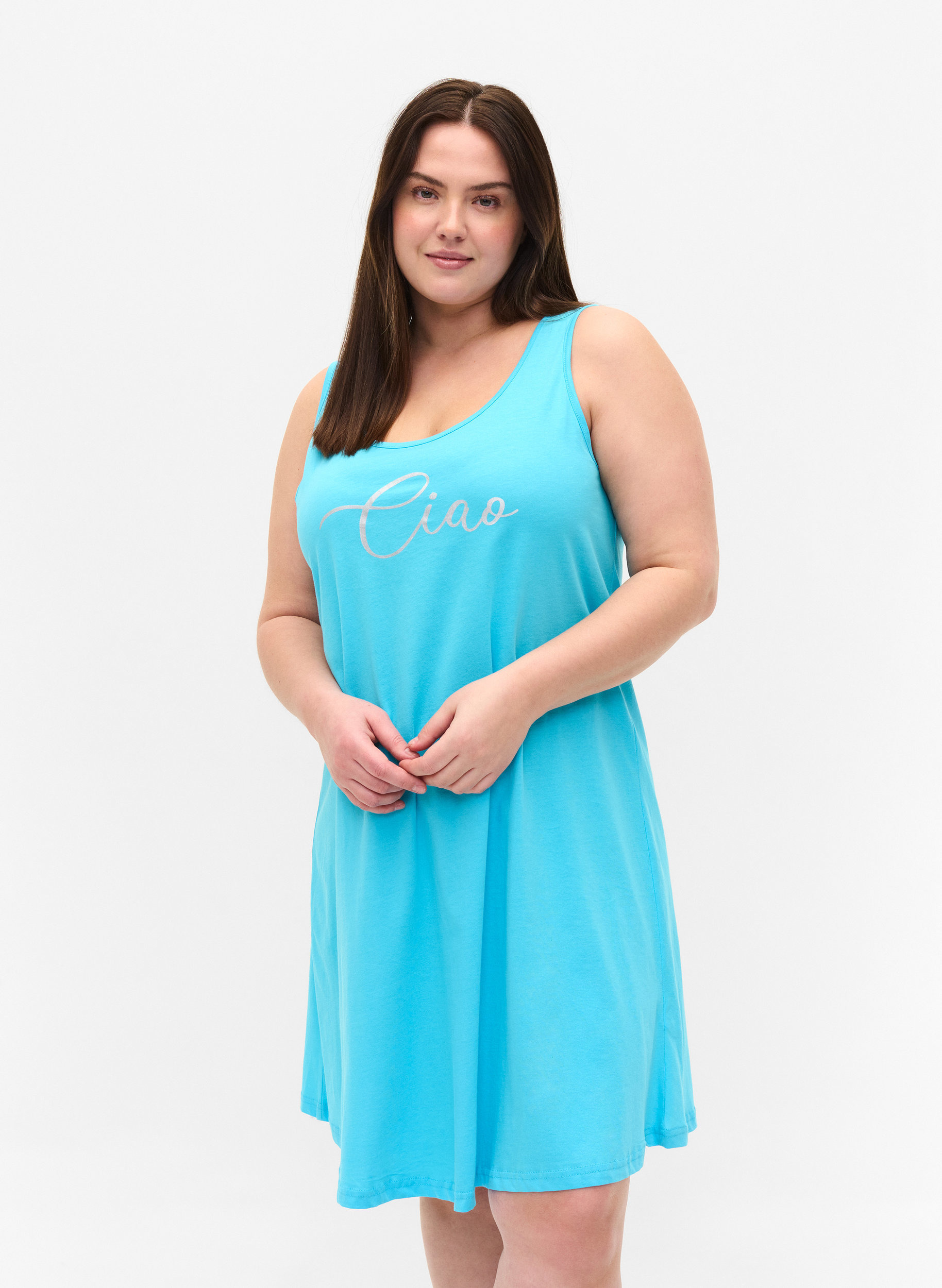 Kleid mit A-Linie, River Blue CIAO, Model image number 0