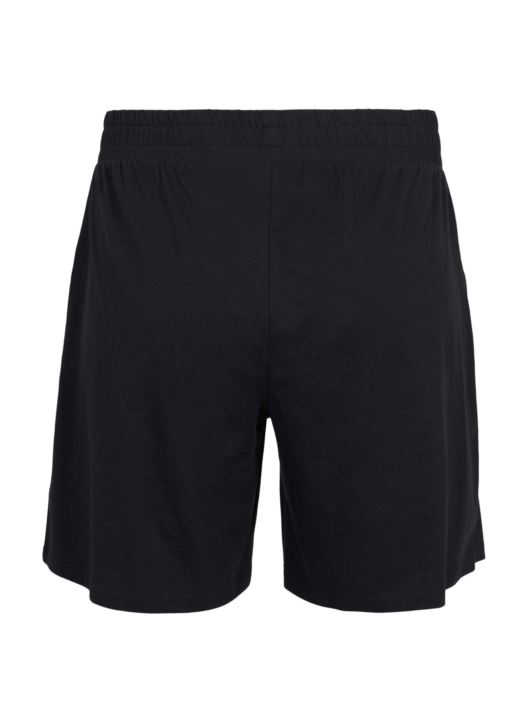 Lockere Shorts mit Taschen, Black, Packshot image number 1