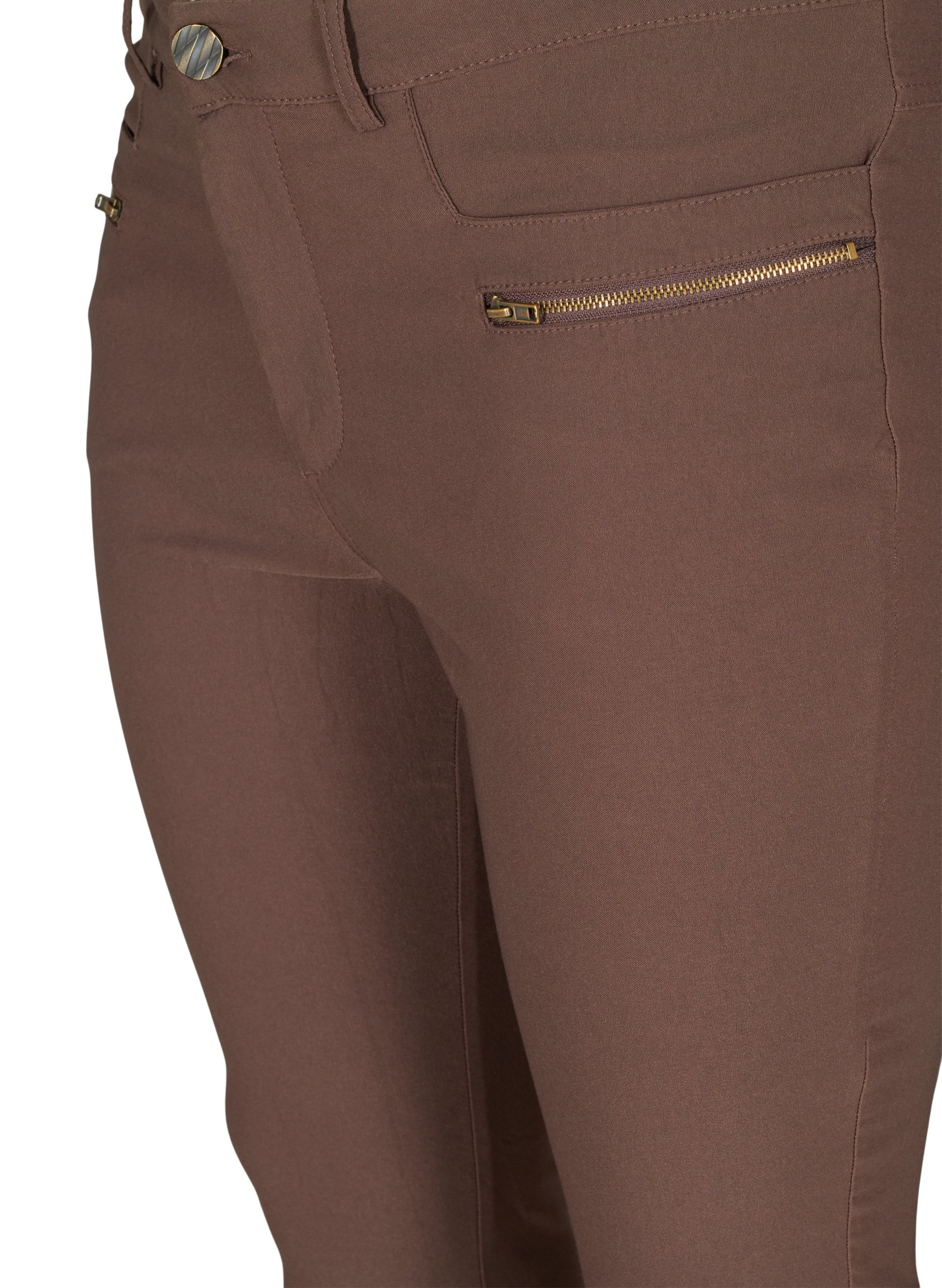 Cropped Hose mit Reißverschlussdetails, Shopping Bag, Packshot image number 2