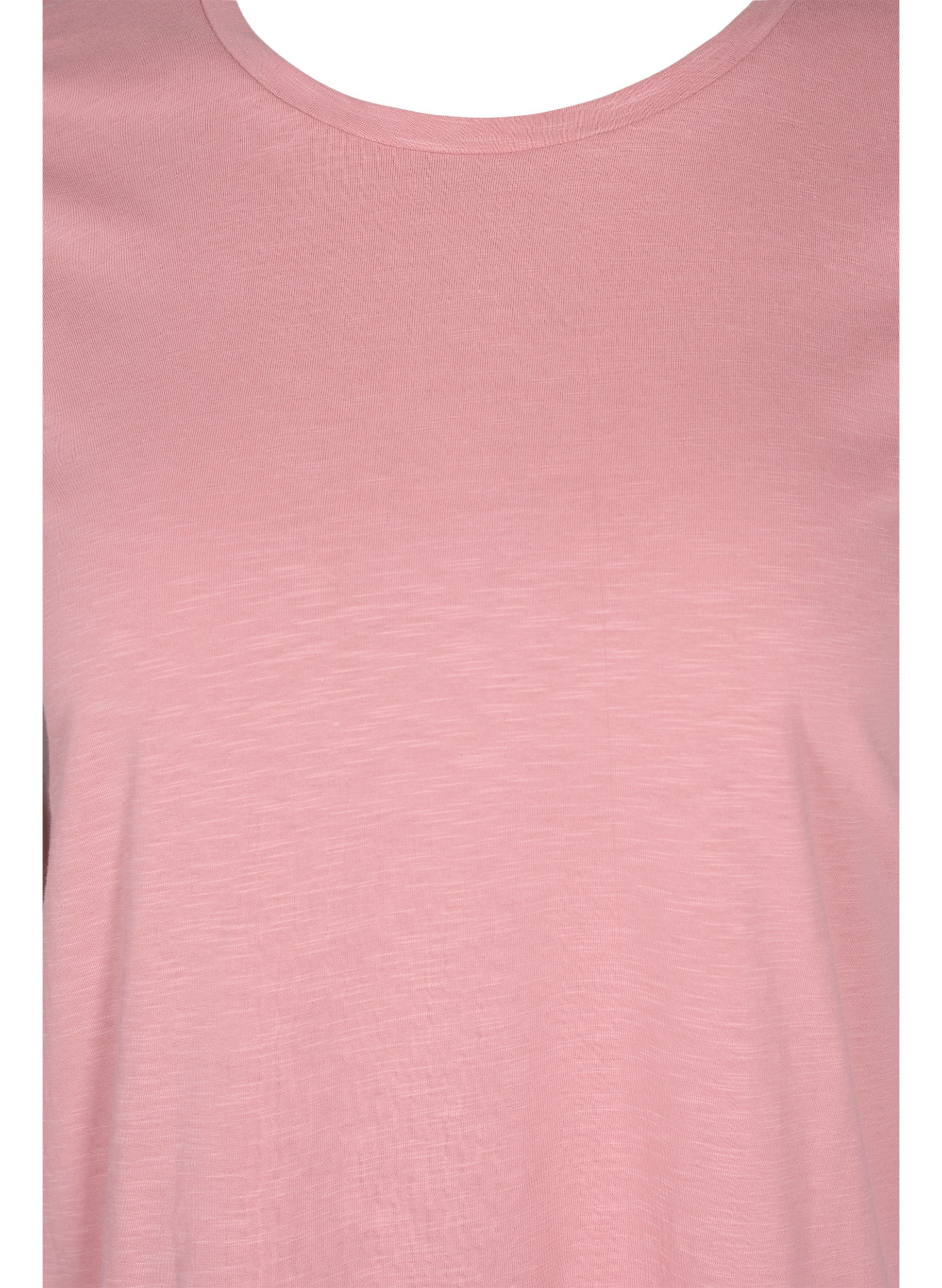 2er Pack kurzarm T-Shirts aus Baumwolle, Bright White/Blush, Packshot image number 3