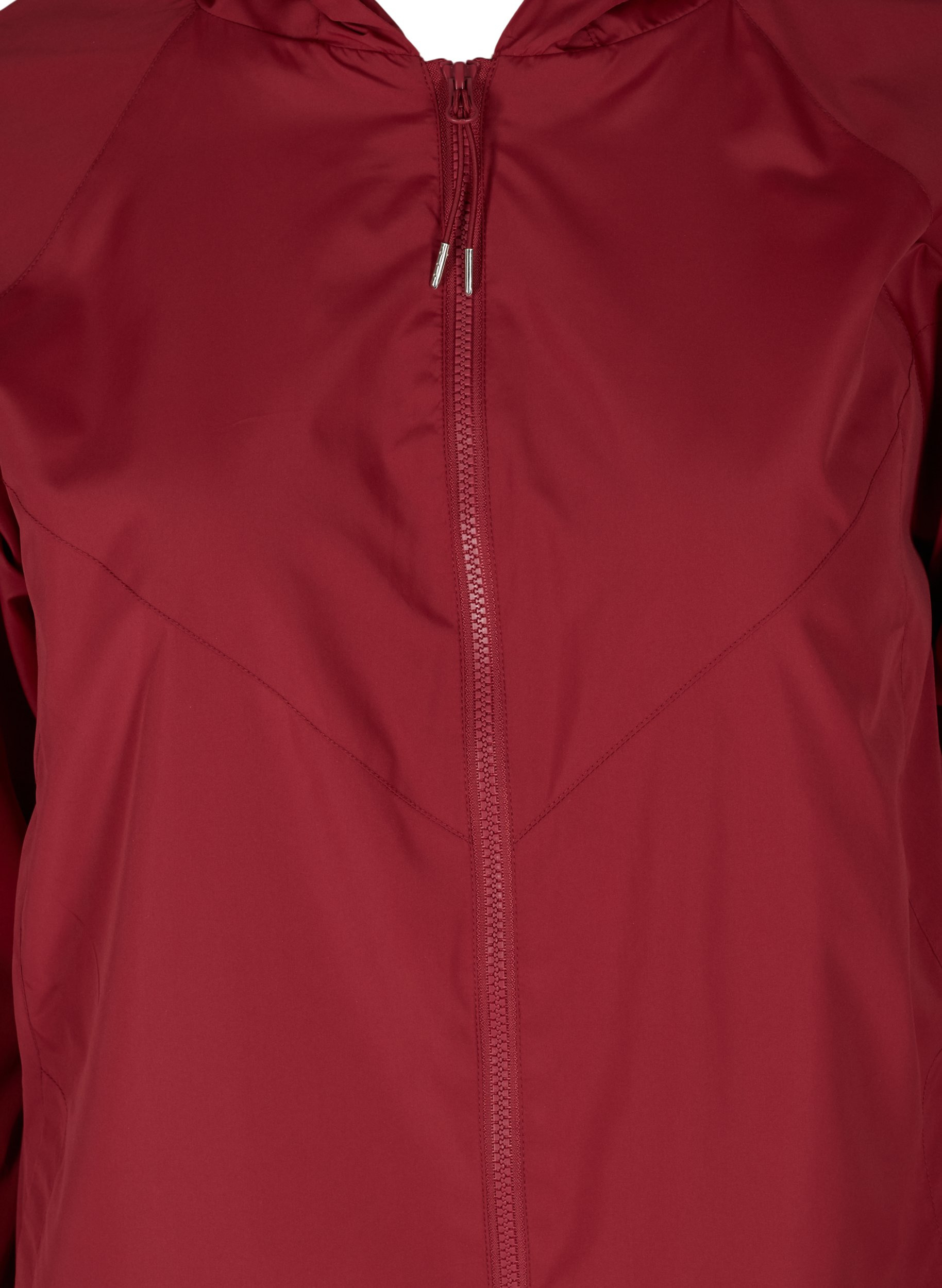 Kurze Jacke mit Reißverschluss und Kapuze, Rio Red, Packshot image number 2